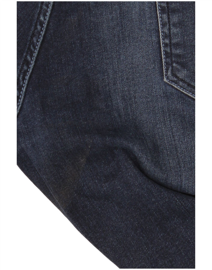French Connection Vaqueros ajustados desgastados para hombre W36 L28 Algodón azul marino