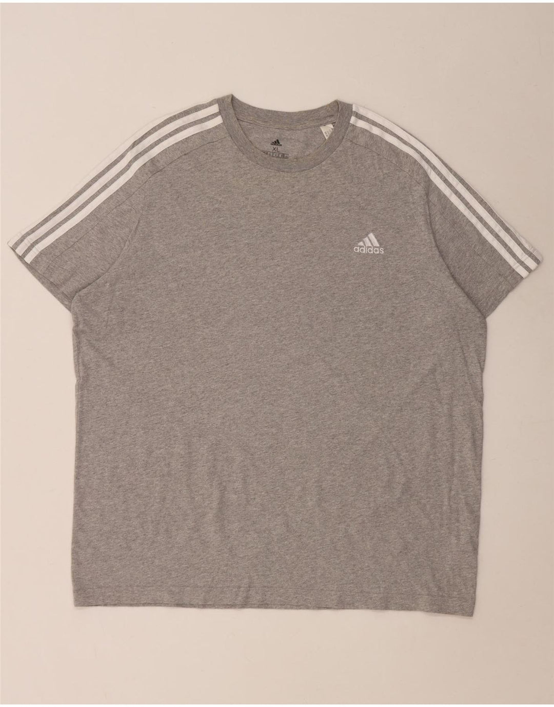 Adidas Camiseta Hombre Top XL Gris Algodón
