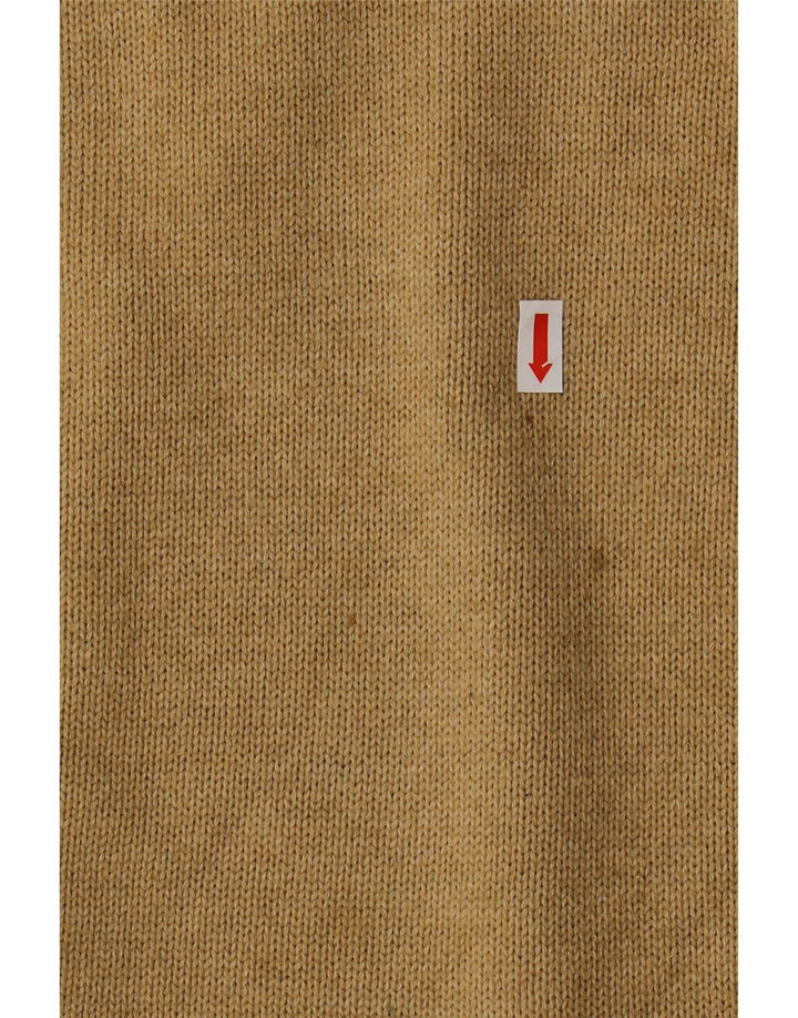 TOMMY HILFIGER Jersey con cuello redondo para hombre, talla grande, algodón beige