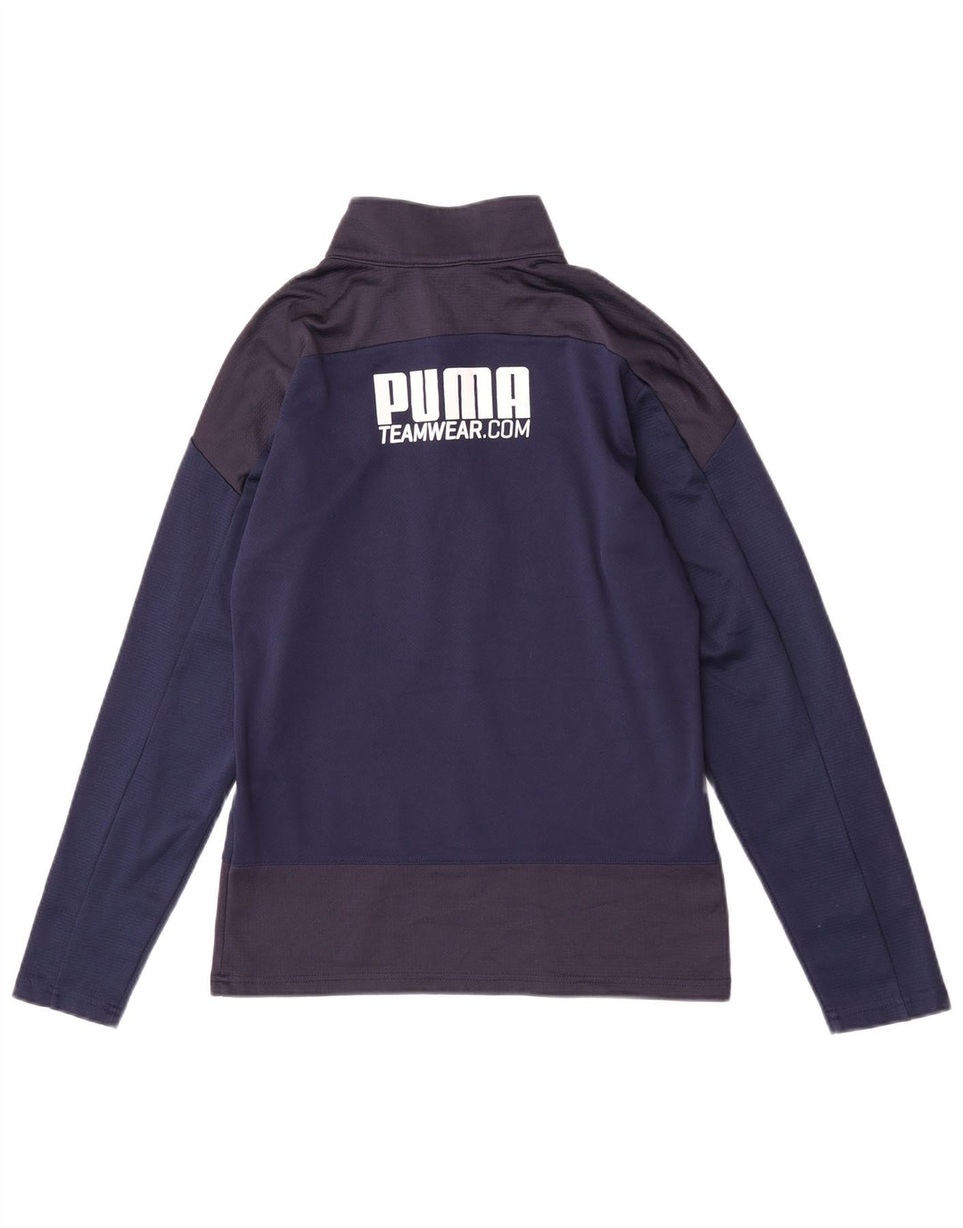 Puma Hombre Gráfico Jersey Chándal Top Pequeño Azul Marino Colorblock