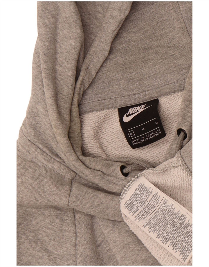 Sudadera con capucha Nike para hombre - Jersey de algodón moteado en gris medio