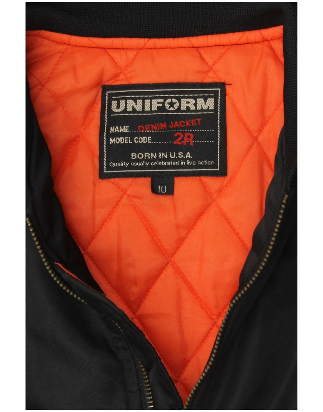 Uniforme Chaqueta de aviador de vuelo holgada para niños 9-10 años Nylon negro Retro