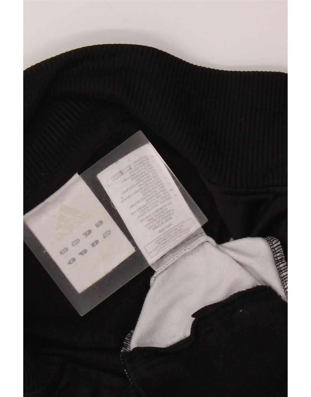 Adidas Hombre Chándal Top Chaqueta Mediano Negro Colorblock Poliéster
