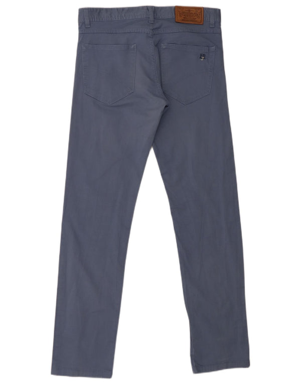 Harmont & Blaine Pantalones Casuales Slim Para Mujer W32 L31 Algodón Azul