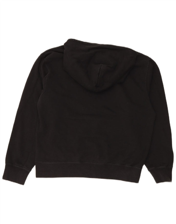 ADIDAS Hombre Sudadera con capucha Jumper Medium Negro Algodón