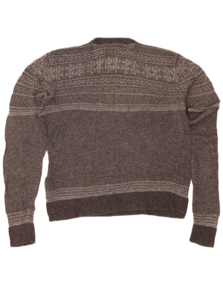 Marks & Spencer Suéter de cuello redondo para mujer UK 44 Gris medio