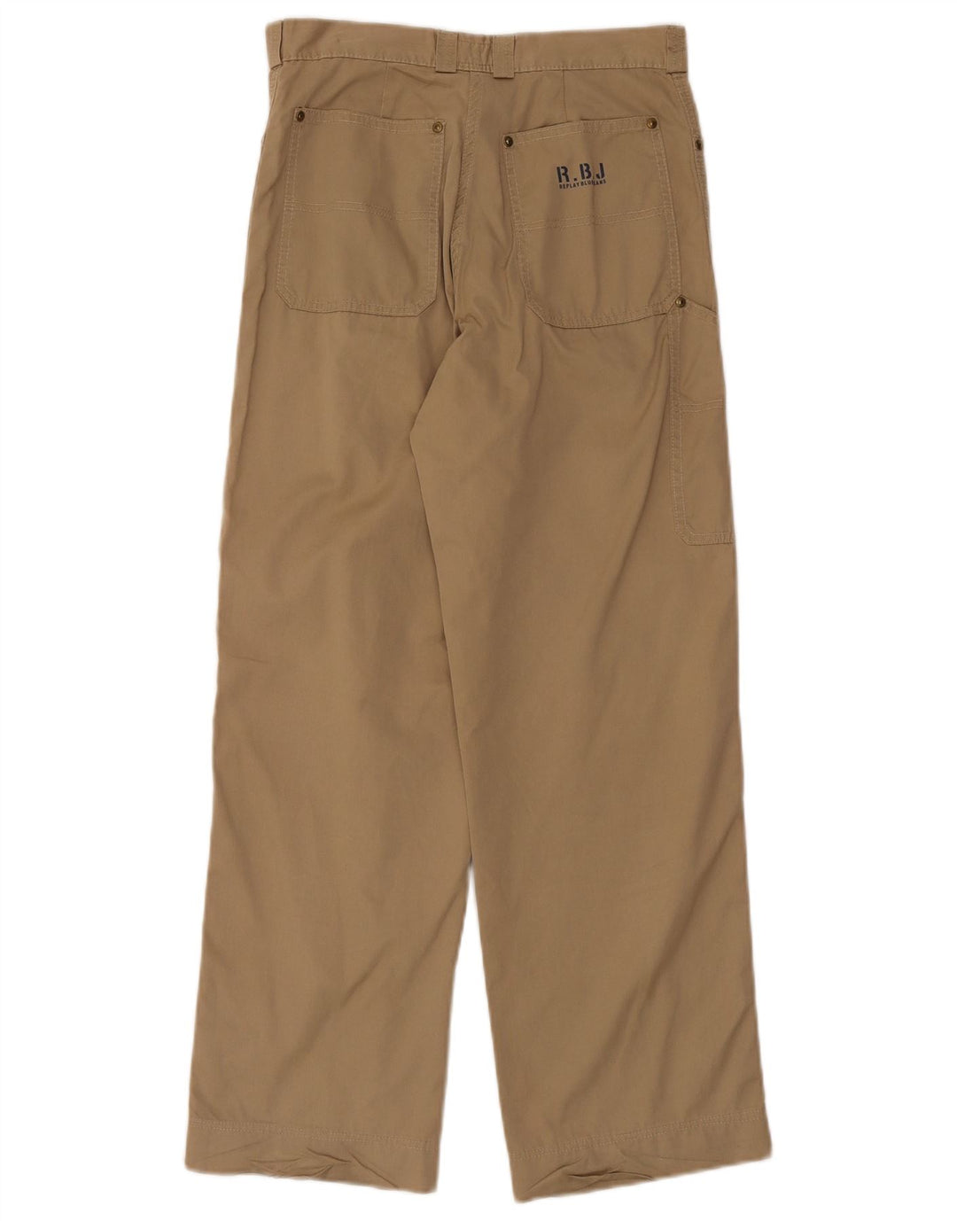Pantalón Cargo Recto Mujer REPLAY W27 L30 Algodón Beige