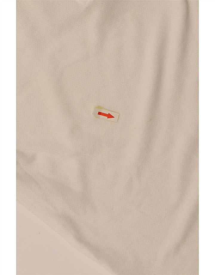 Polo LACOSTE para mujer talla 42 grande blanco