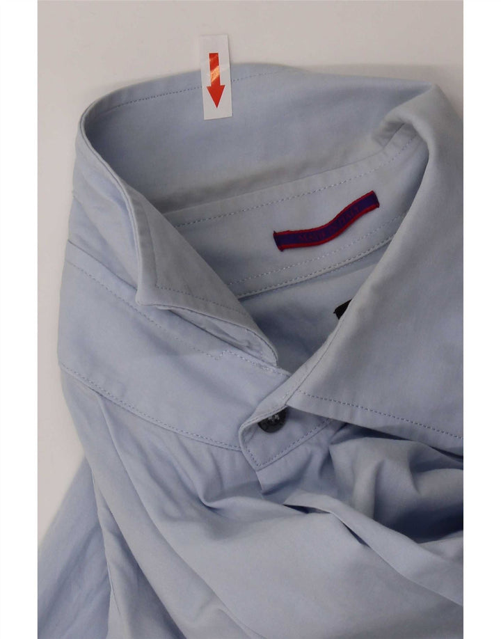 Paul Smith Camisa para hombre Talla 38 15 Algodón azul medio