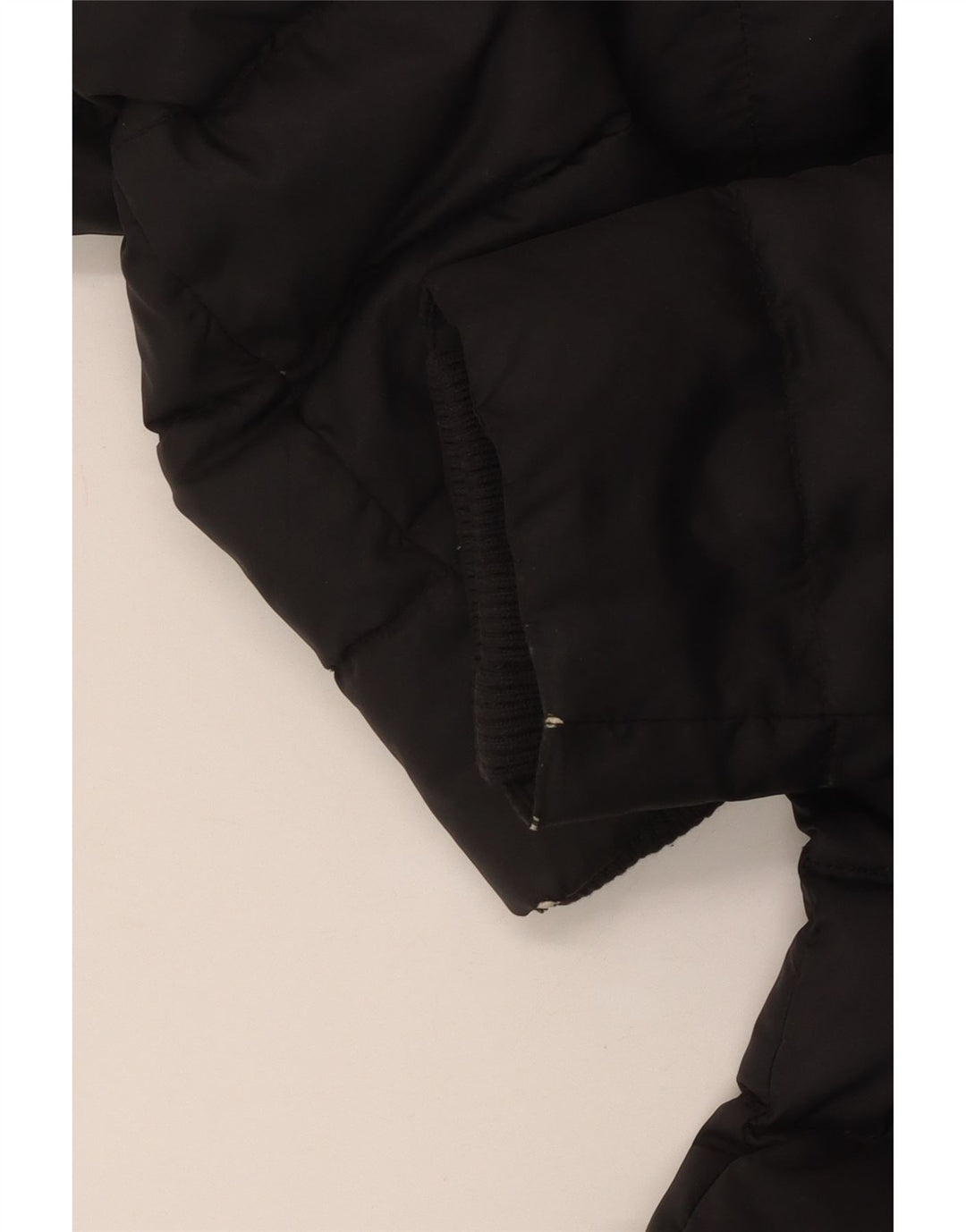 Tommy Hilfiger Abrigo acolchado con capucha para mujer UK 10 Small Poliéster negro