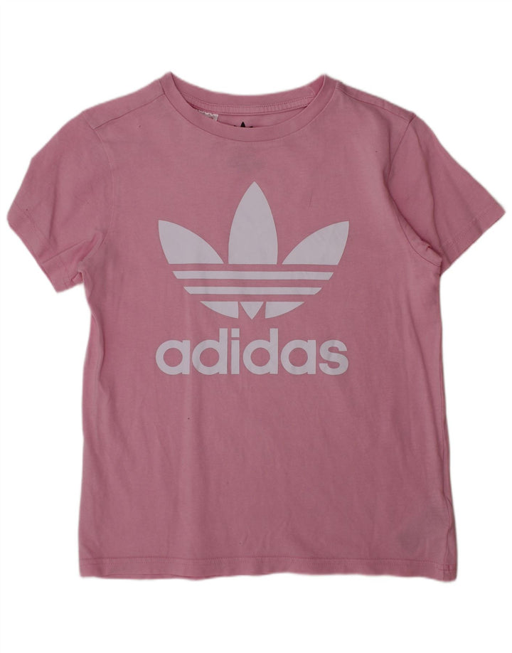 ADIDAS Camiseta Niña Graphic Top 9-10 Años Rosa Algodón