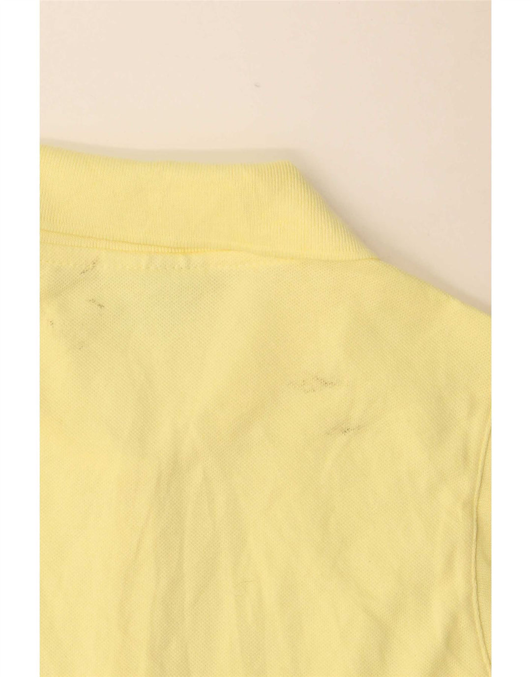 Polo Lacoste Mujer Sin Mangas Talla 40 Algodón Amarillo Mediano