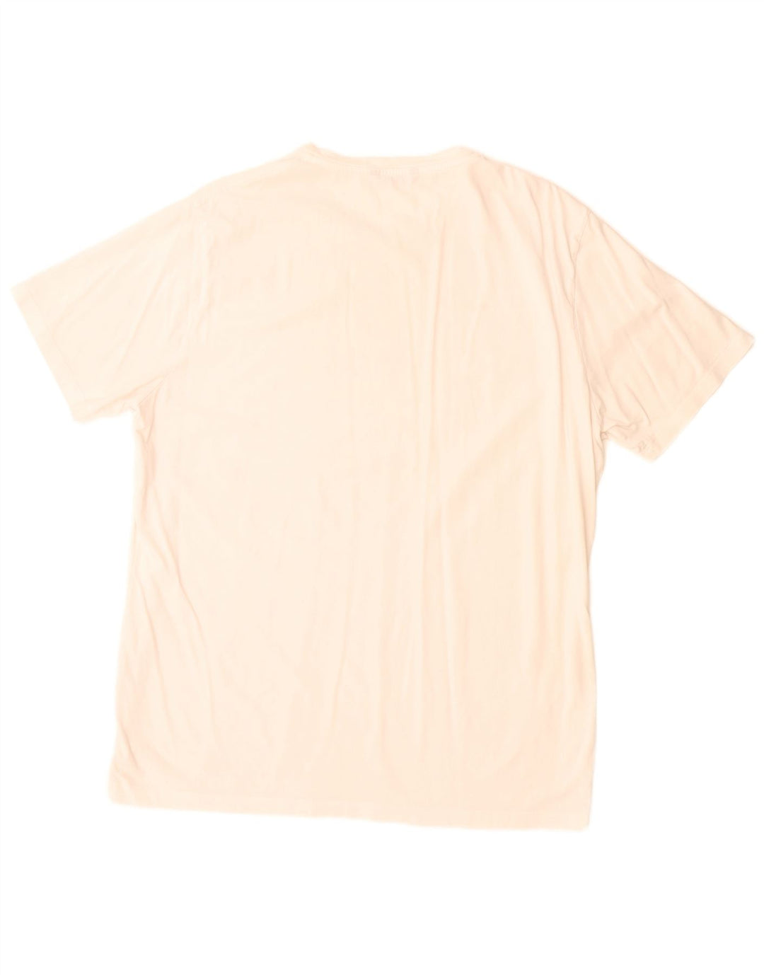 Massimo Dutti Hombre Camiseta Gráfica Top Large Off White