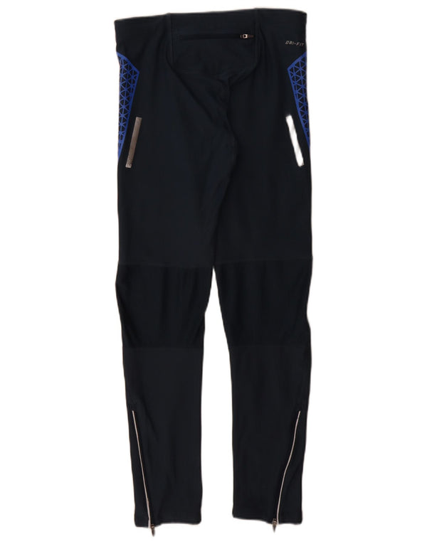 Nike Leggings Dri Fit para mujer UK 8 Small Azul marino Geométrico Poliéster