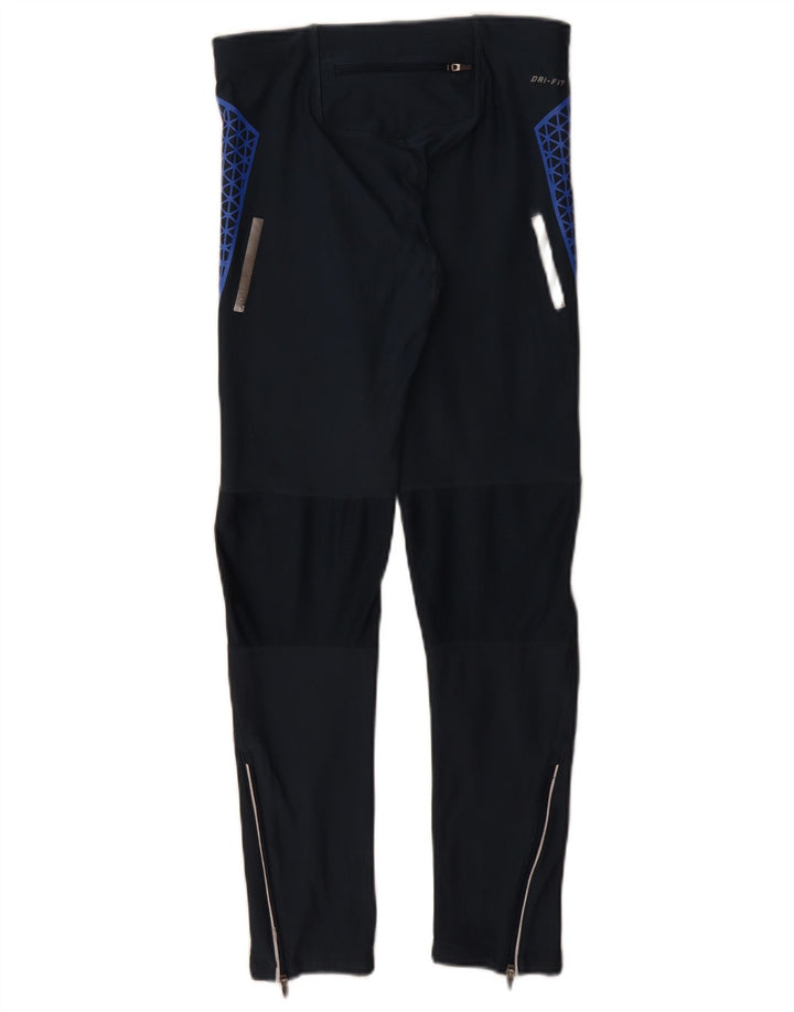 Nike Leggings Dri Fit para mujer UK 8 Small Azul marino Geométrico Poliéster