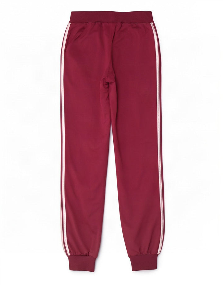 Adidas Mujer Chándal Pantalones Joggers UK 40 Grande Granate Poliéster