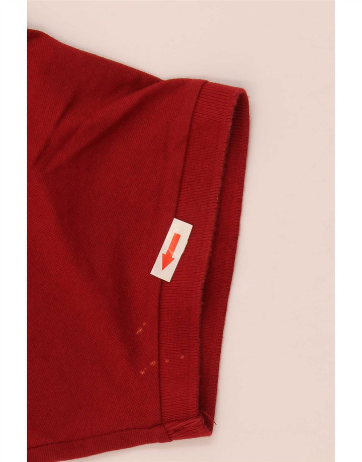 Champion Polo De Ajuste Fácil Para Hombre Grande De Algodón Rojo