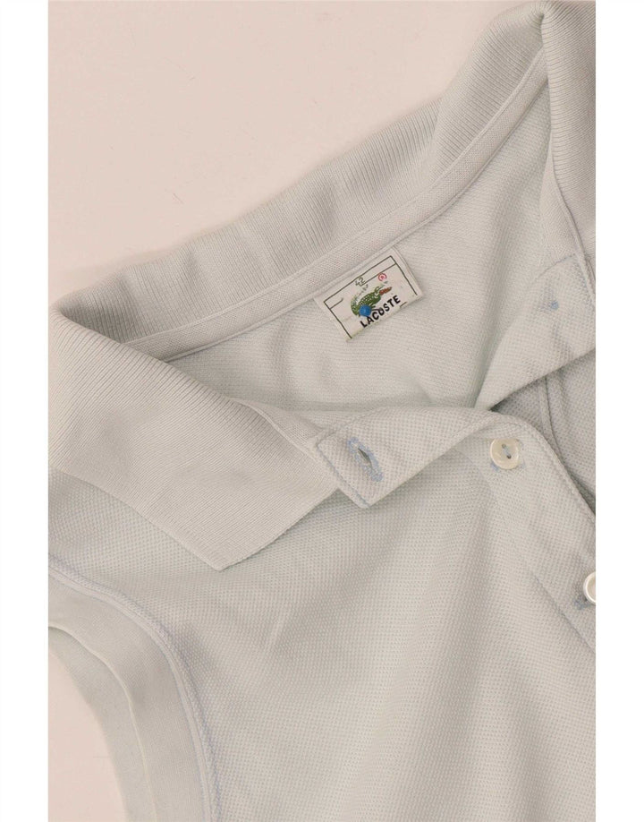 Polo Lacoste Mujer Sin Mangas Talla 42 Grande Azul
