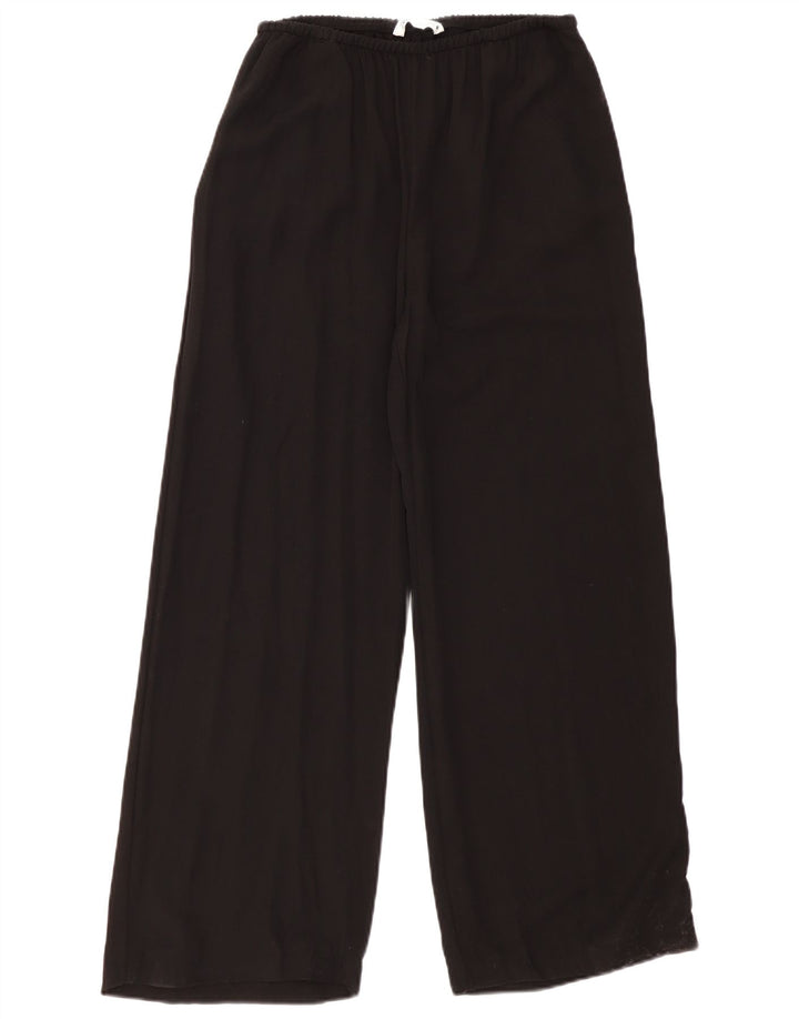 Zara Mujer Pantalones De Chándal UK 44 Large Negro