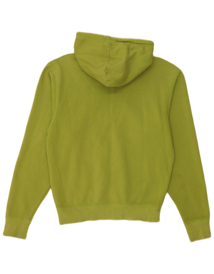 CHAMPION Jersey con capucha extragrande para mujer UK 10 Small Green Cotton