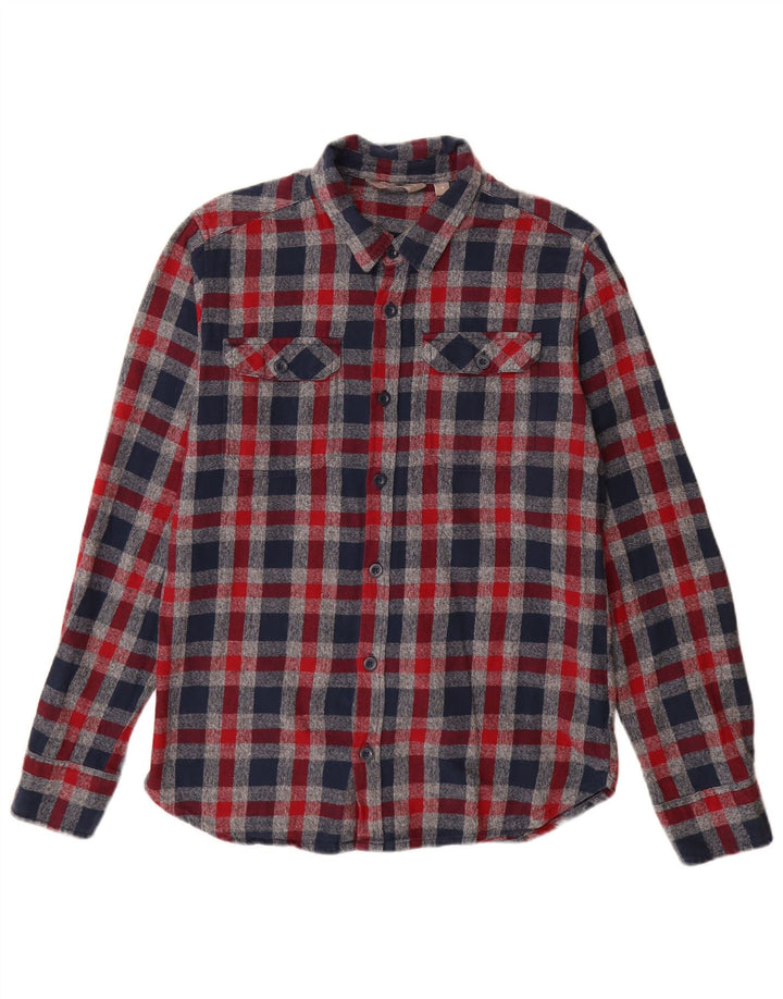 Camisa de franela para hombre de Mountain Warehouse Algodón a cuadros rojos medianos