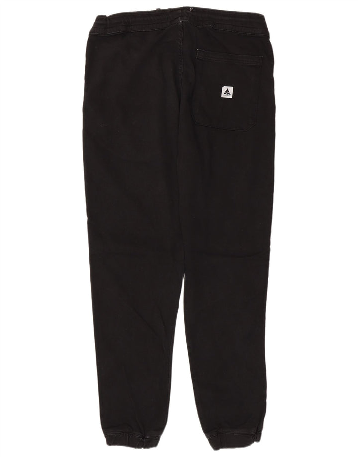 Zara Hombre Pantalones De Chándal Joggers Medium Negro Algodón
