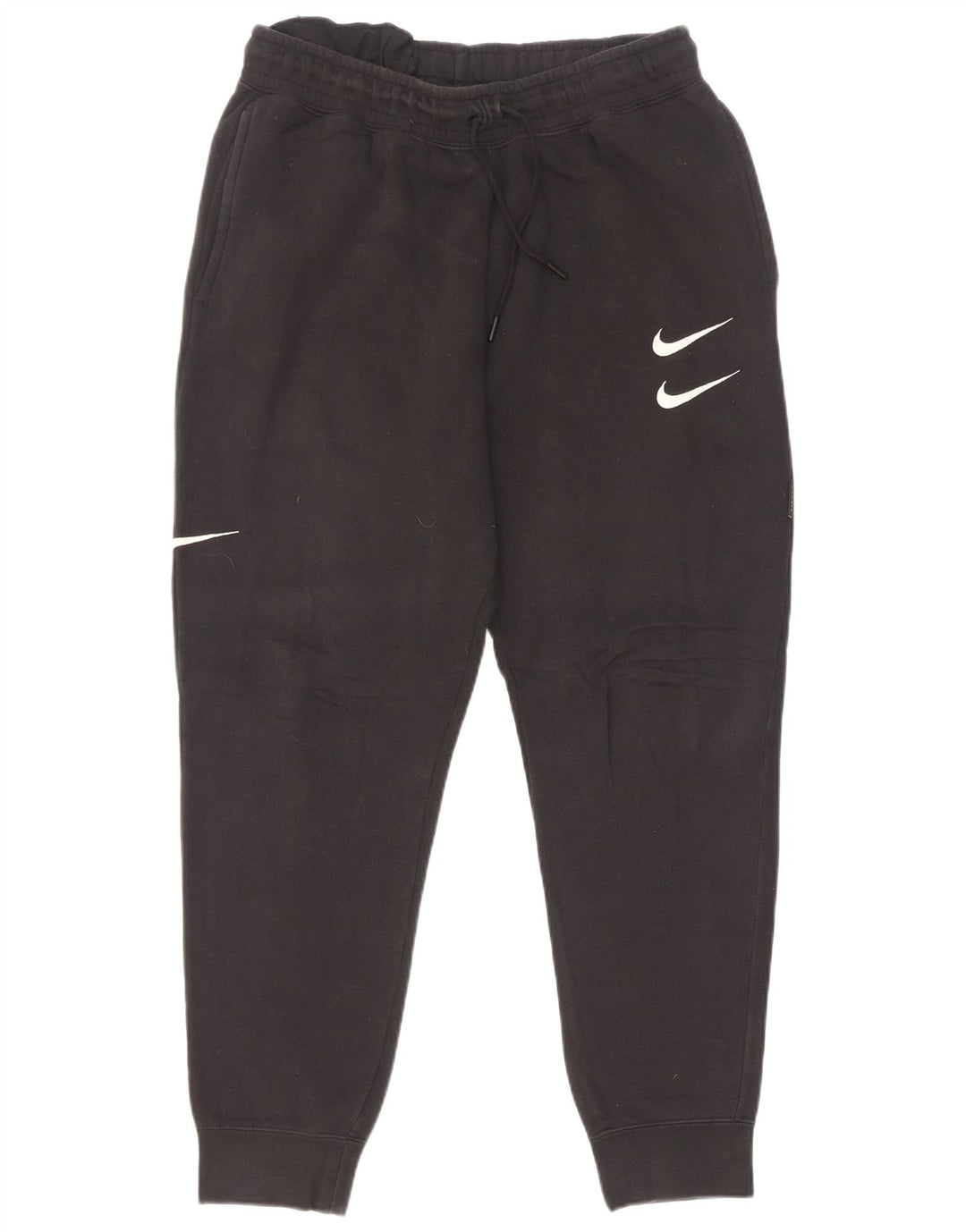 Nike Pantalones De Chándal Con Gráficos Joggers De Algodón Negro Mediano