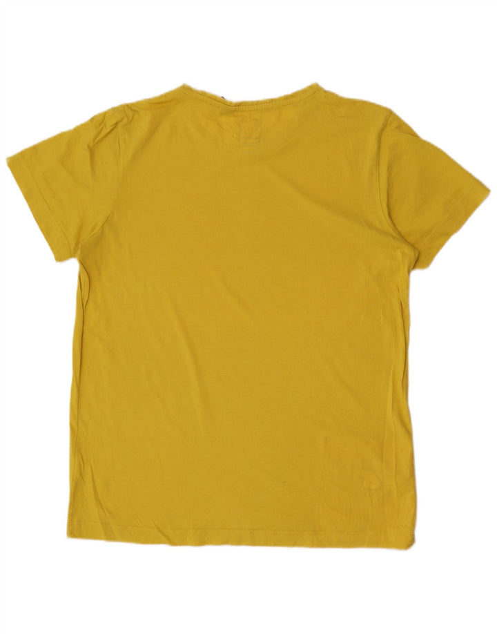 K-Way Camiseta Hombre Top Grande Algodón Amarillo