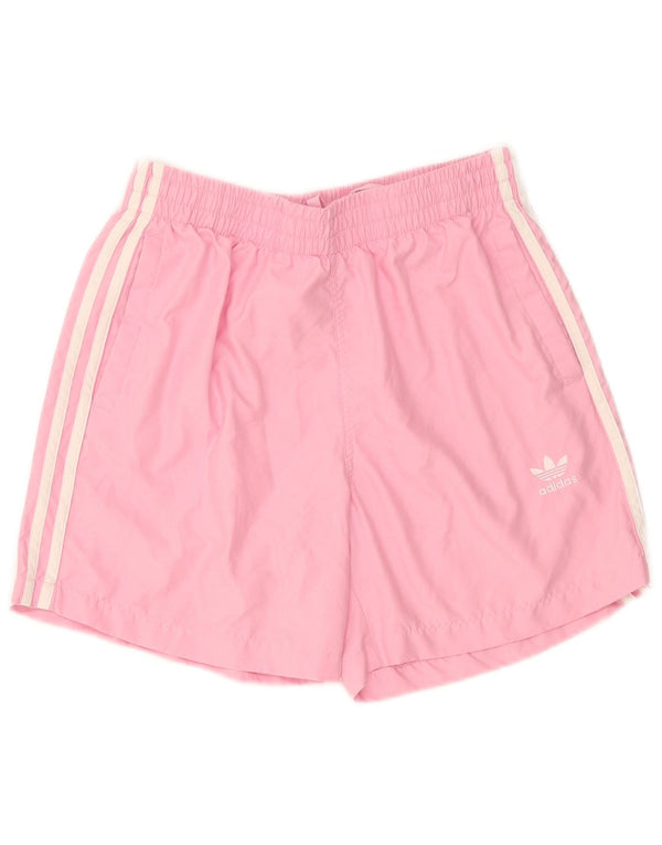 Adidas - Pantalones cortos deportivos para mujer, talla 40, color rosa mediano
