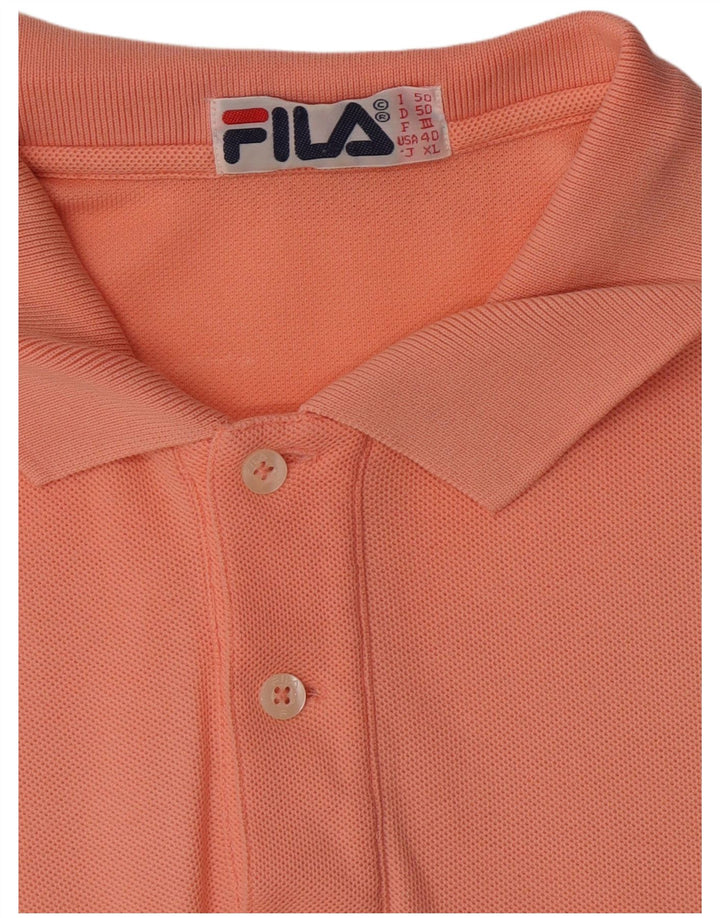 Polo Fila Hombre IT 50 Naranja Mediano