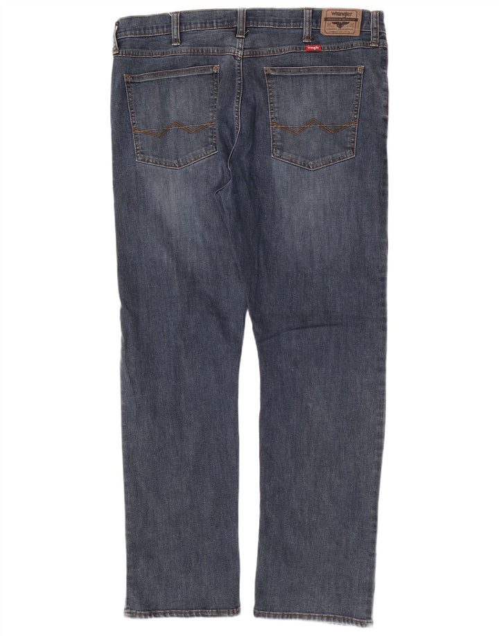 Wrangler Vaqueros rectos ajustados para hombre W38 L30 Azul