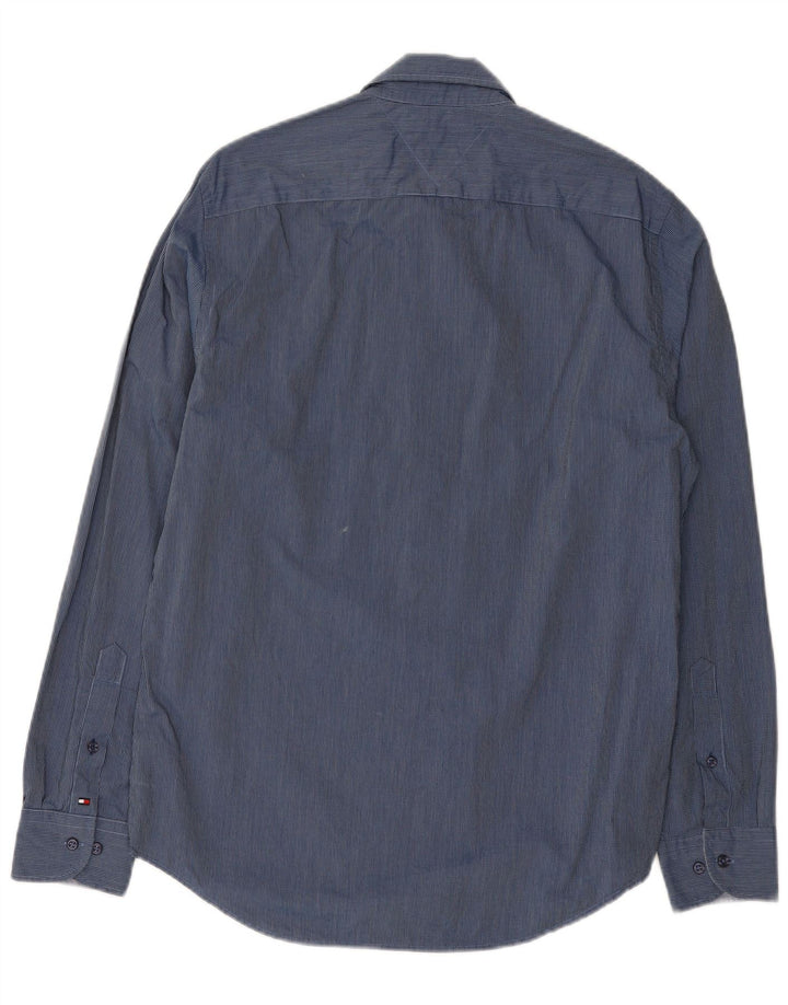 Tommy Hilfiger Camisa Vaquera Regular De Corte New York Para Hombre Vichy Azul Medio