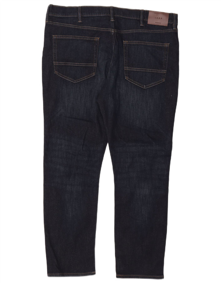 Marks & Spencer Jeans ajustados para hombre W38 L29 Algodón azul marino