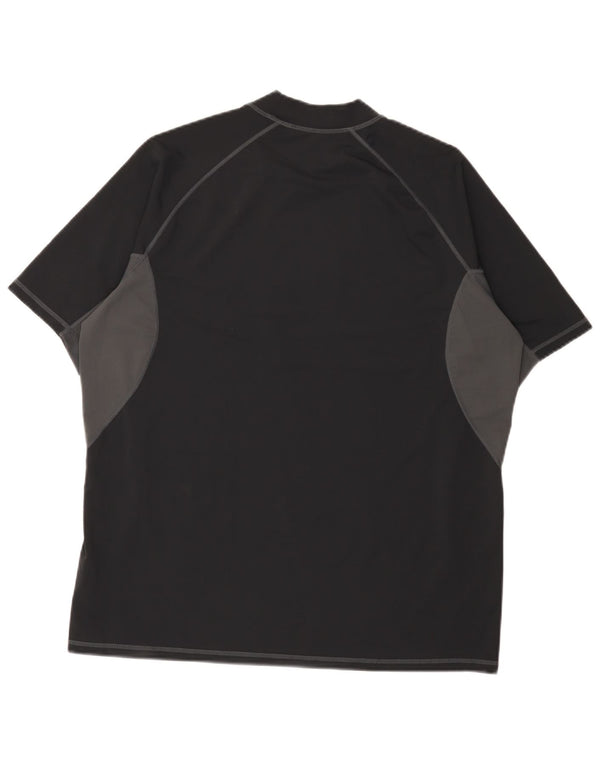 Mountain Warehouse Camiseta para hombre Top XL Nylon color block negro
