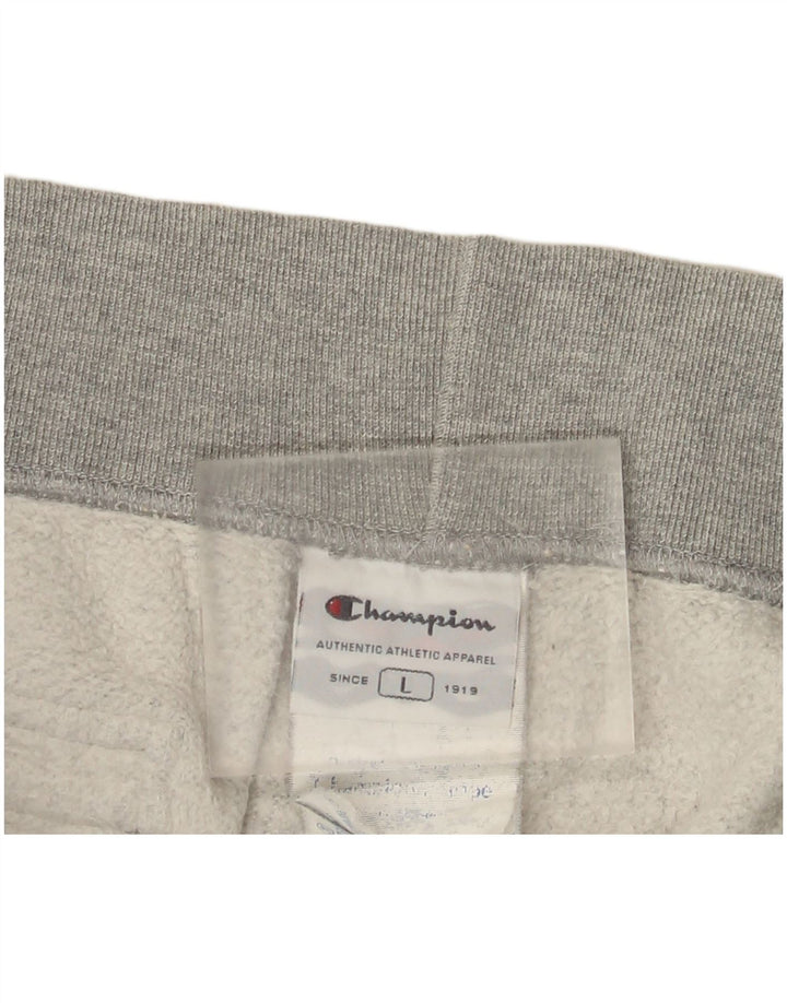 Champion Pantalones De Chándal Para Hombre Joggers Large Gris Algodón