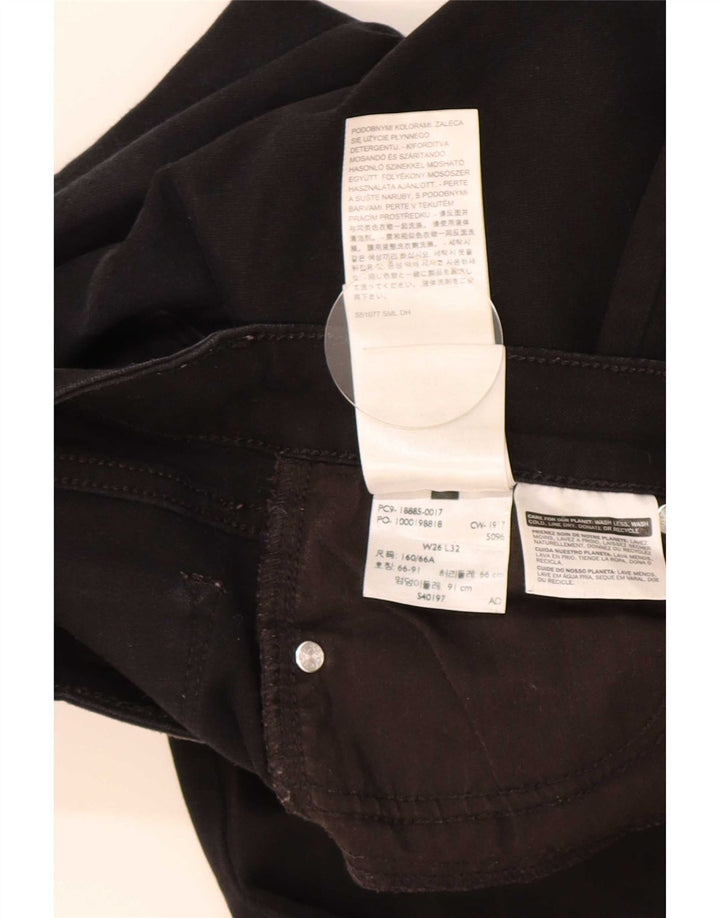 Levi's Vaqueros Bootcut 715 para Mujer W26 L32 Algodón Negro