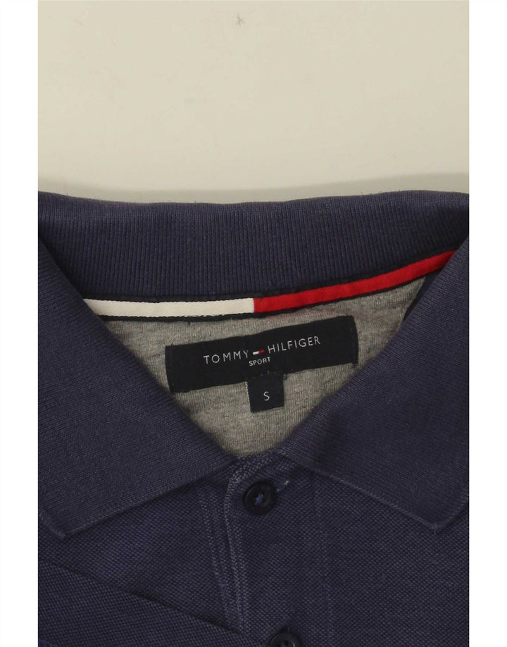 Polo Tommy Hilfiger para hombre pequeño azul marino