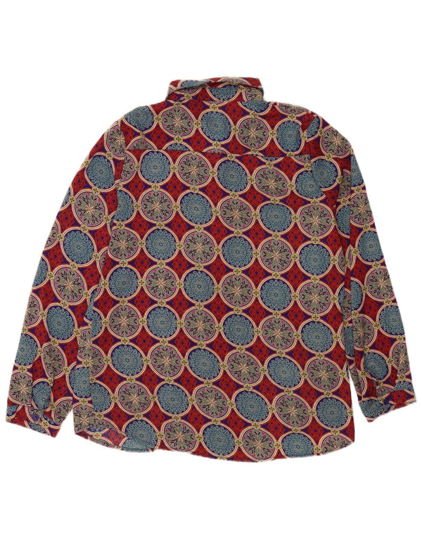 Exibit Blusa para mujer UK 44 Grande Poliéster geométrico multicolor