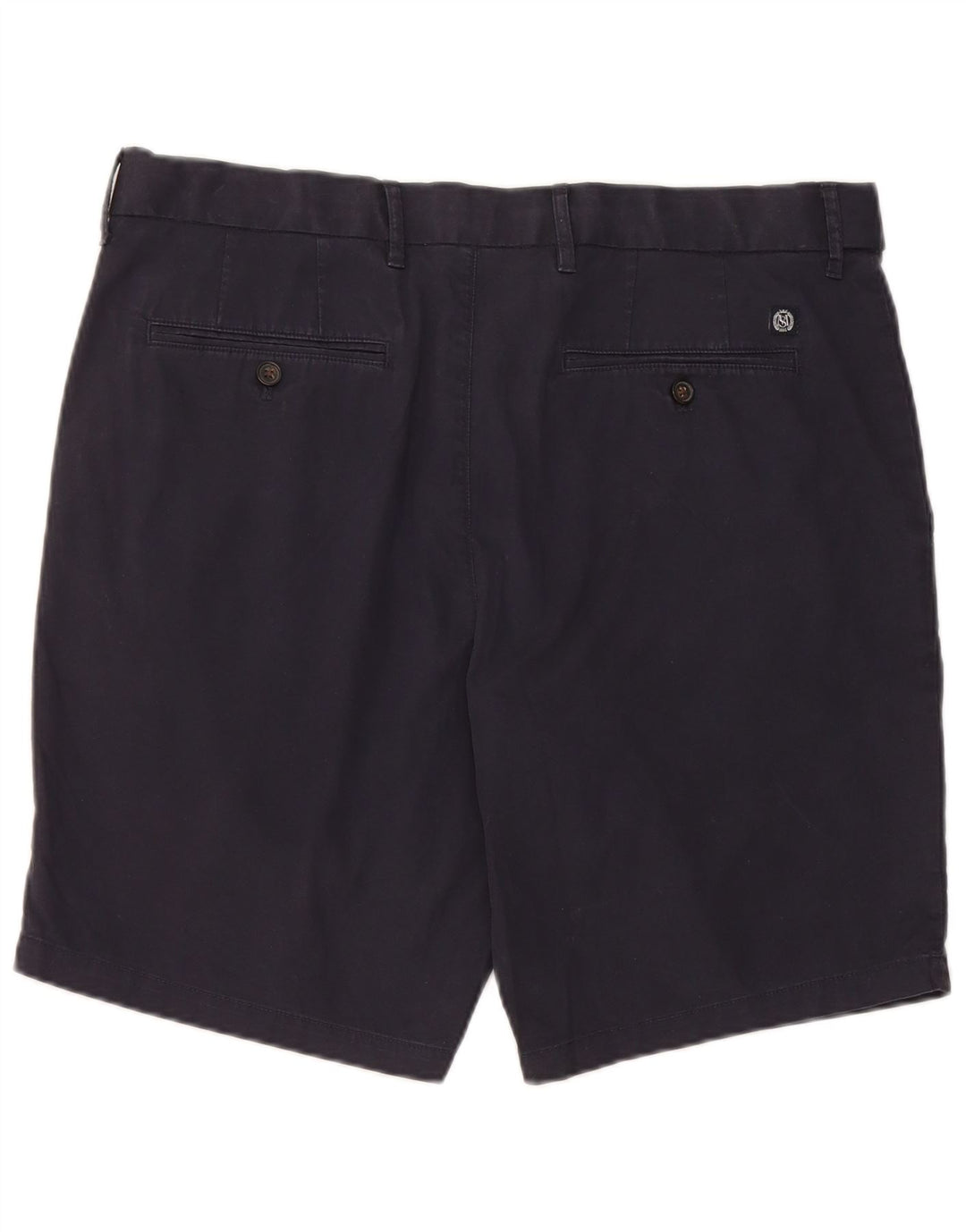 Marks & Spencer Pantalones cortos chinos para hombre W36 Grande Algodón azul marino