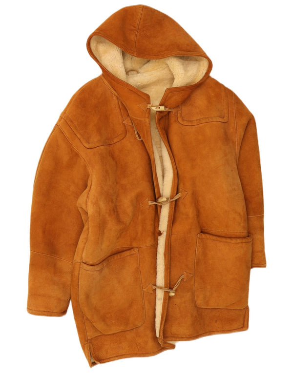 Gara Abrigo de piel de oveja para hombre UK 40 Large Beige