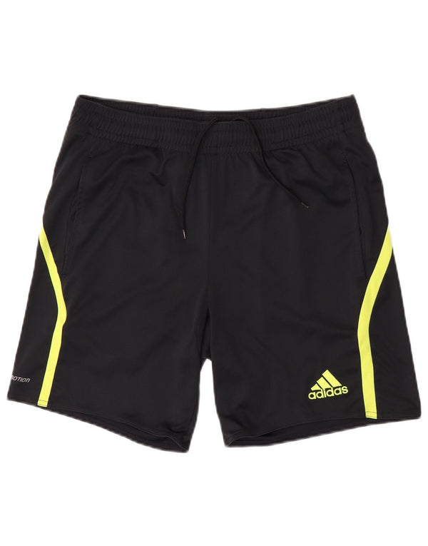 Adidas Mens Climalite Sport Shorts Pequeño Negro Poliéster