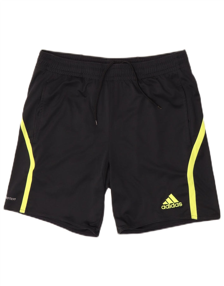 Adidas Mens Climalite Sport Shorts Pequeño Negro Poliéster