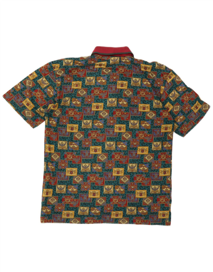 Mango Polo Grande Multicolor Geométrico Hombre