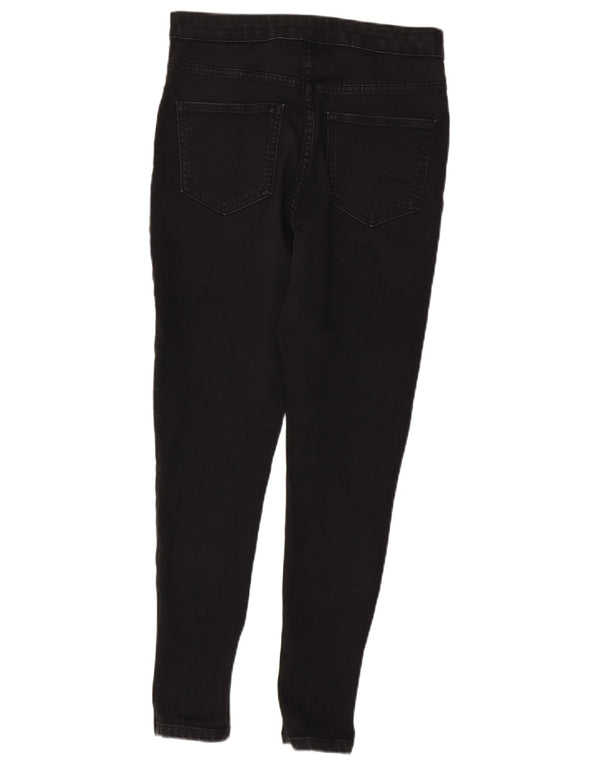 Marks & Spencer Jeans Ajustados Regulares para Mujer UK 12 Medium W28 L27 Negro