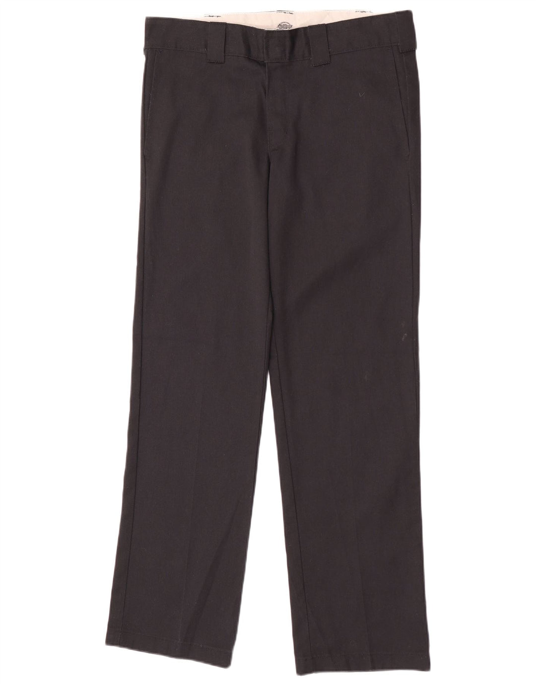Dickies Pantalón chino recto para hombre W31 L32 Poliéster negro