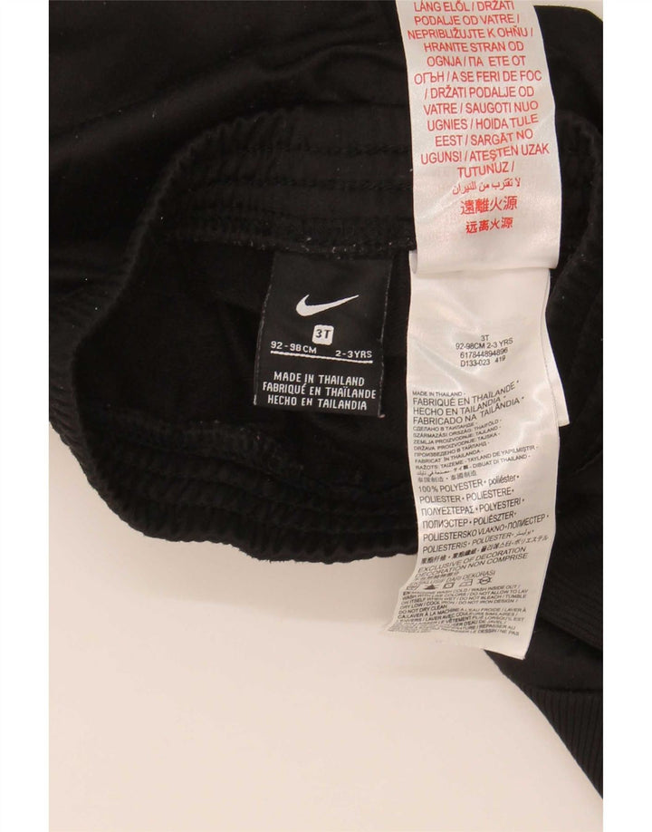 Nike Pantalones de chándal para niño Joggers 2-3 años Negro Colorblock Poliéster