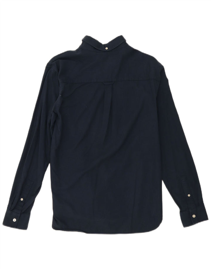 Camisa Lyle & Scott para hombre pequeña de algodón azul marino