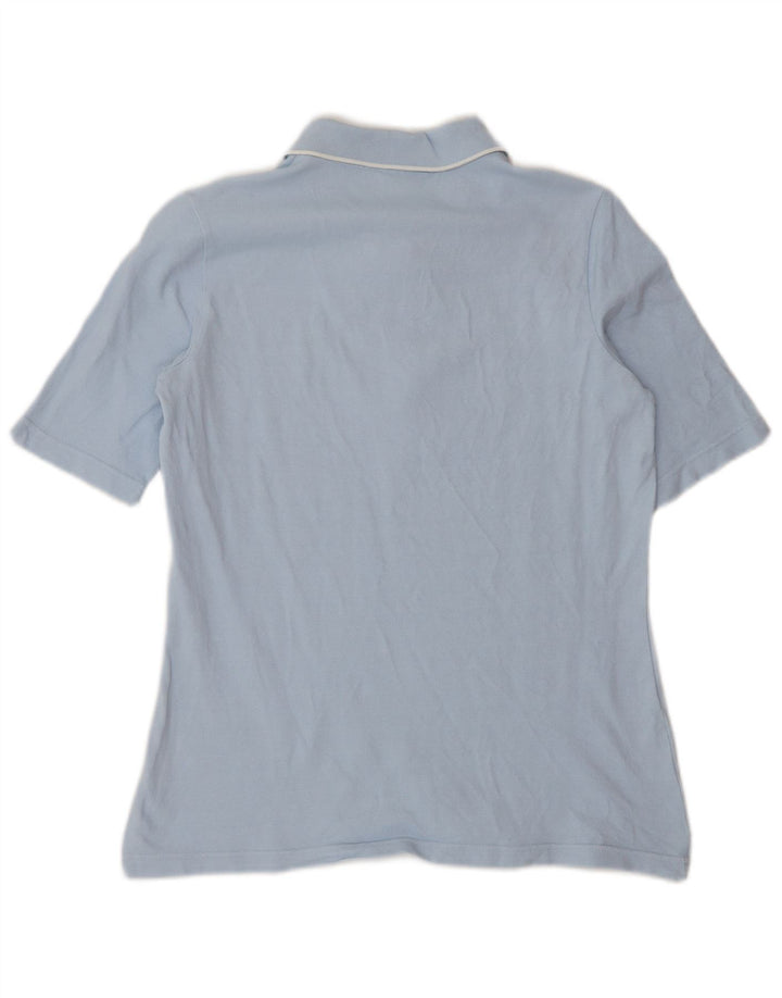 Polo Lacoste para mujer talla 42 algodón azul grande
