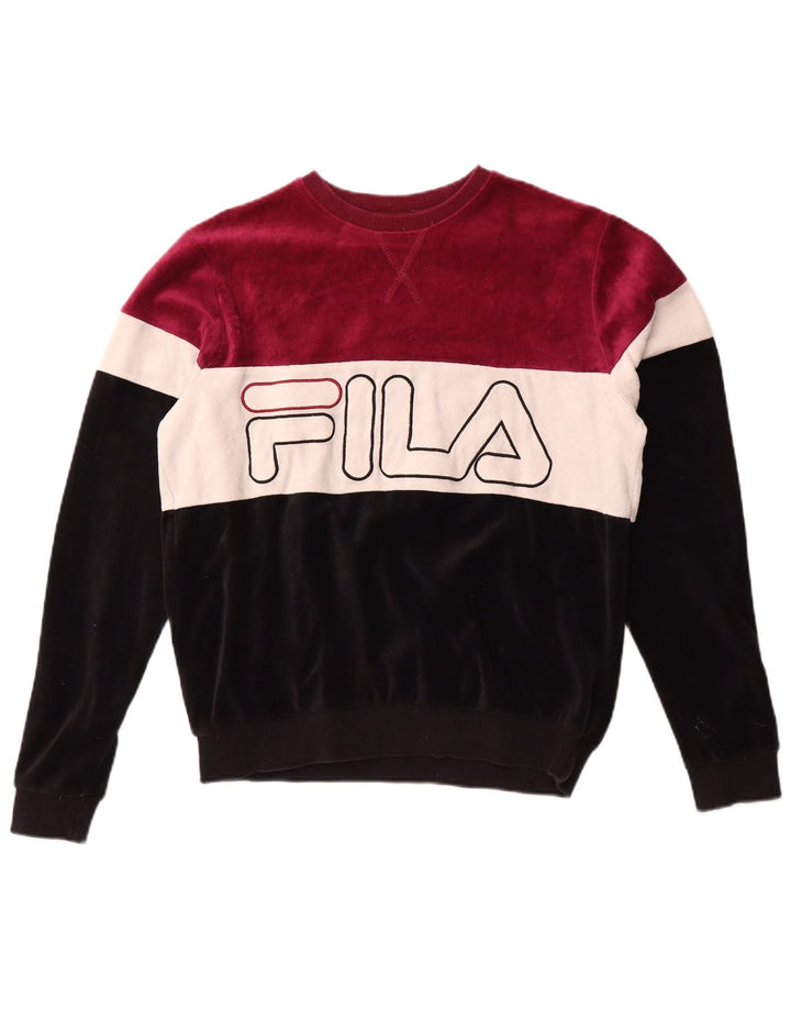FILA Sudadera gráfica para mujer Jumper UK 12 Medium Multicolor