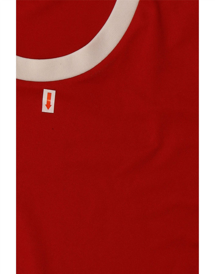 ADIDAS Hombre Climalite Camiseta Top XL Rojo